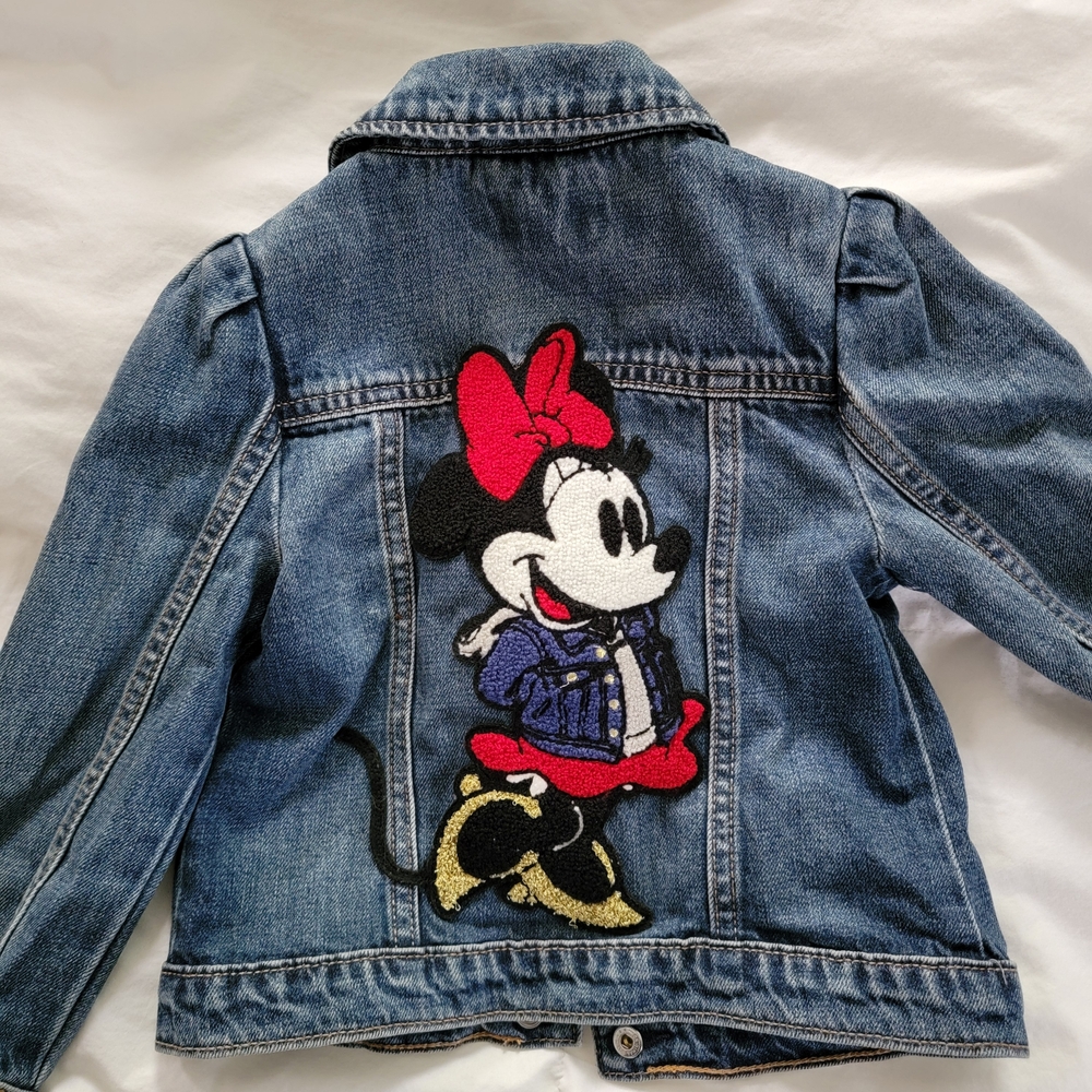 Baby GAP X Disney Denim Jacket with Minnie Mouse Character